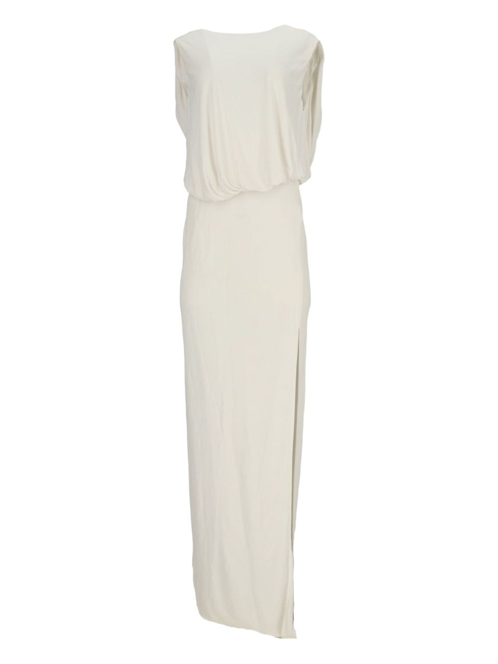 draped maxi dress - 1
