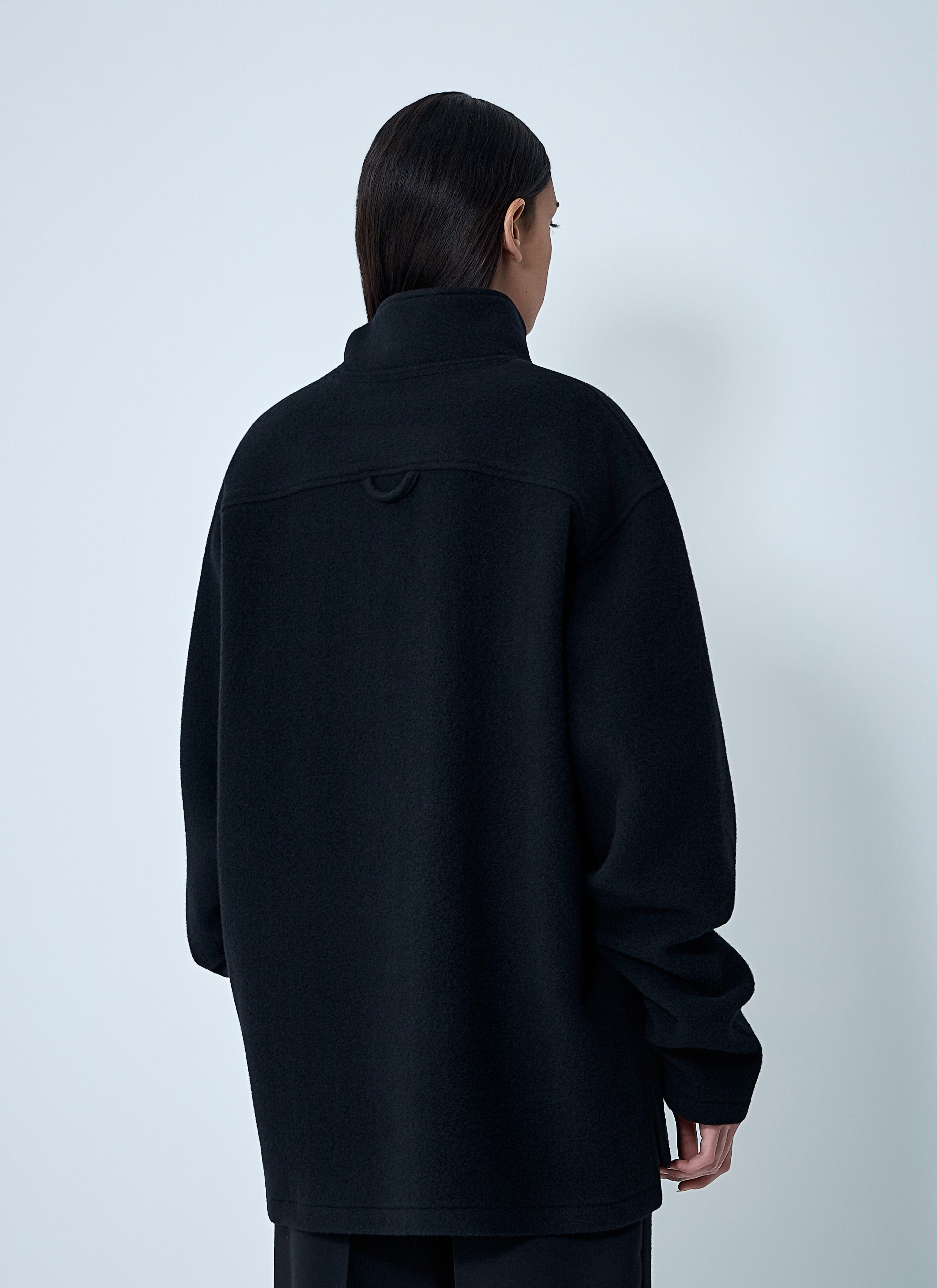 Zip-Up Fleece Sweatshirt - 4