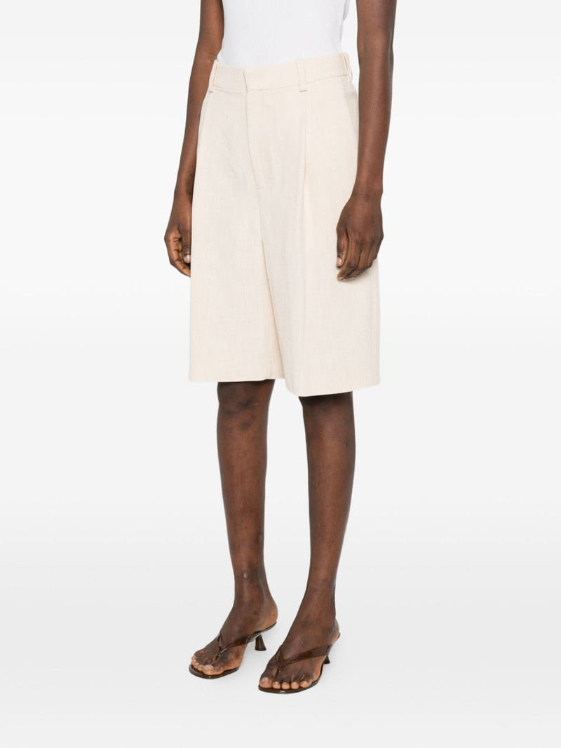 pleated tailored shorts 3