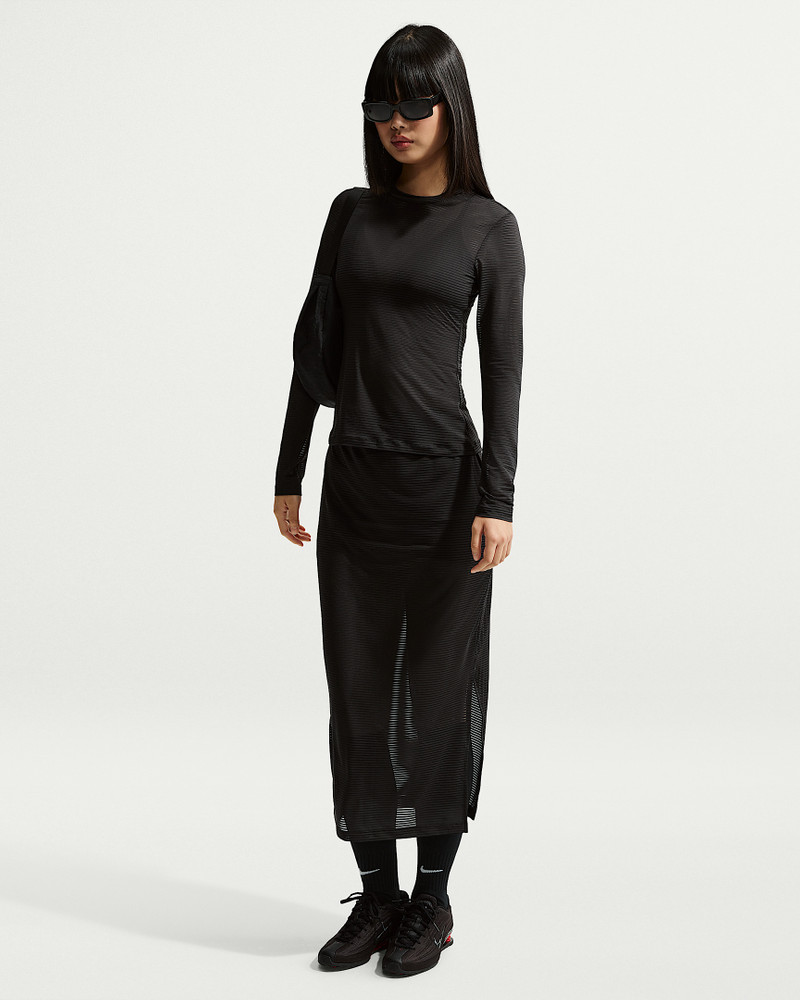 Nike Sportswear Women's Tight Long-Sleeve Sheer Top 4
