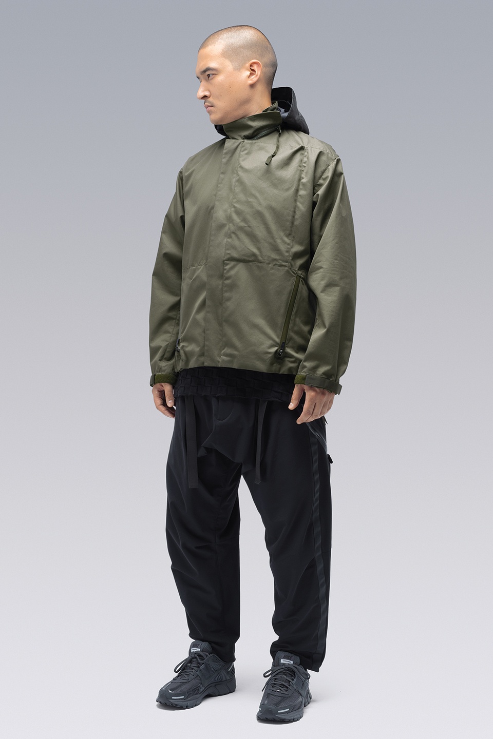 P35-DS schoeller® Dryskin Drawcord Cargo Trouser Black - 34