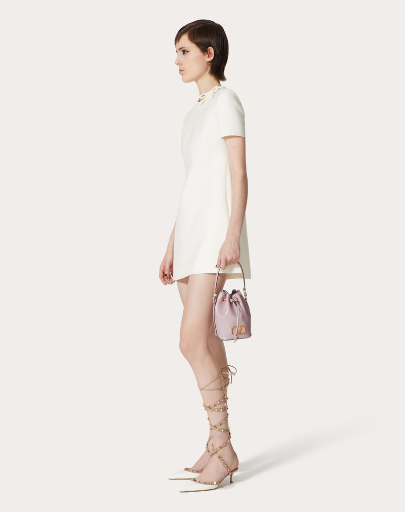 Valentino MINI VLOGO SIGNATURE BUCKET BAG IN NAPPA LEATHER outlook