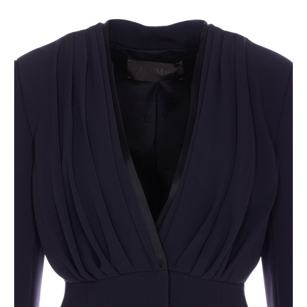 Max Mara Women Gradi Draped Crepe Jacket - 4