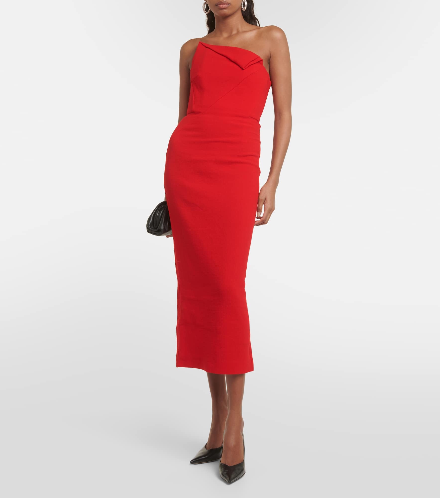 Origami wool midi dress - 2