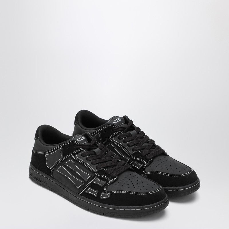 Amiri Sneaker Skel Top Low Black In Leather And Suede Men - 1