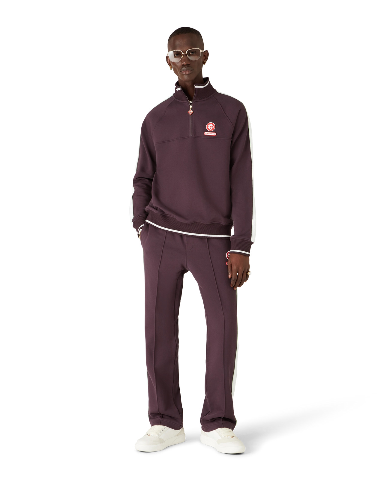 Quarter Zip Laurel Sweatshirt | Casablanca Paris - 5