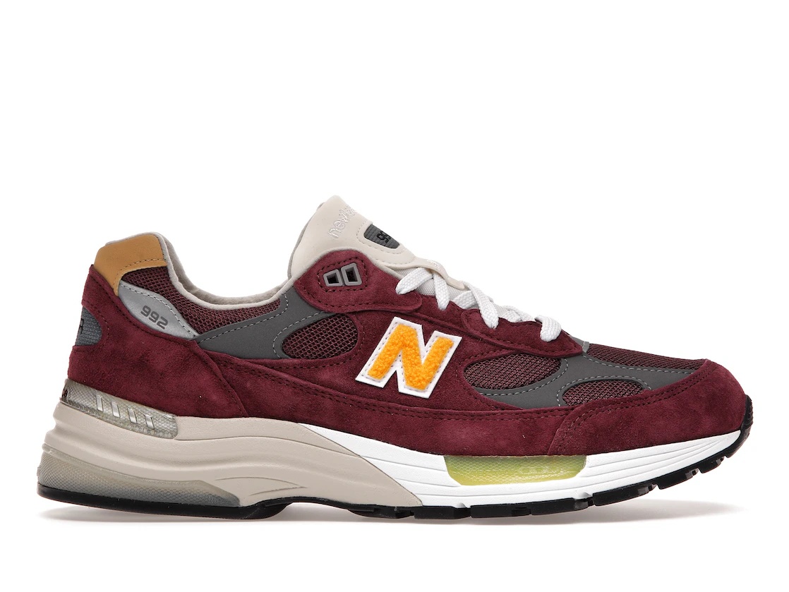 New Balance 992 Burgundy Gold - 1