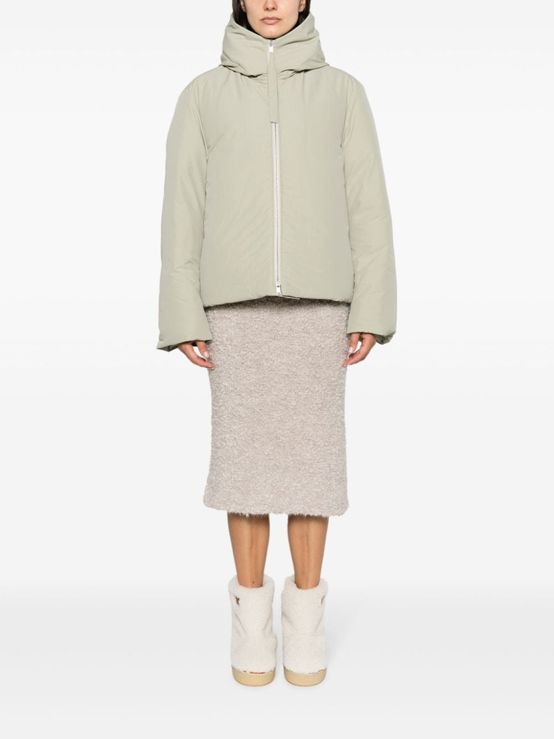 Jil Sander padded down hooded jacket outlook