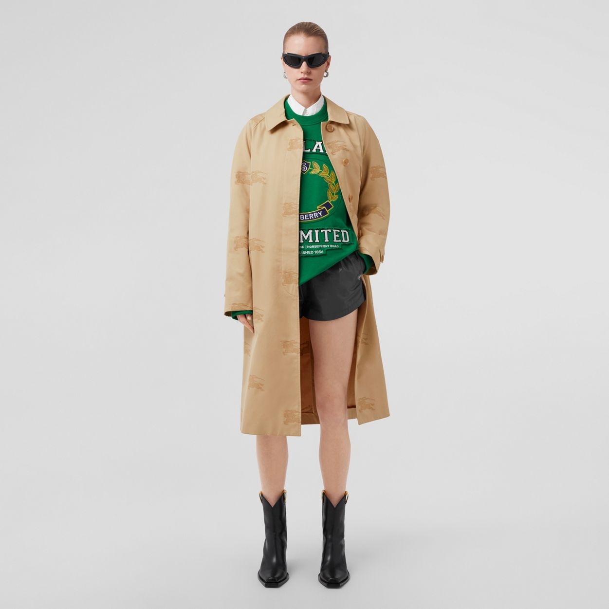 EKD Cotton Gabardine Car Coat - 3
