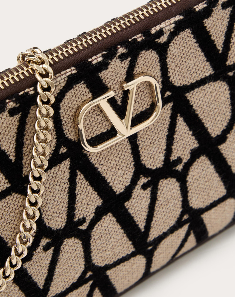 VLOGO SIGNATURE TOILE ICONOGRAPHE CROSSBODY BAG WITH STRAP 7