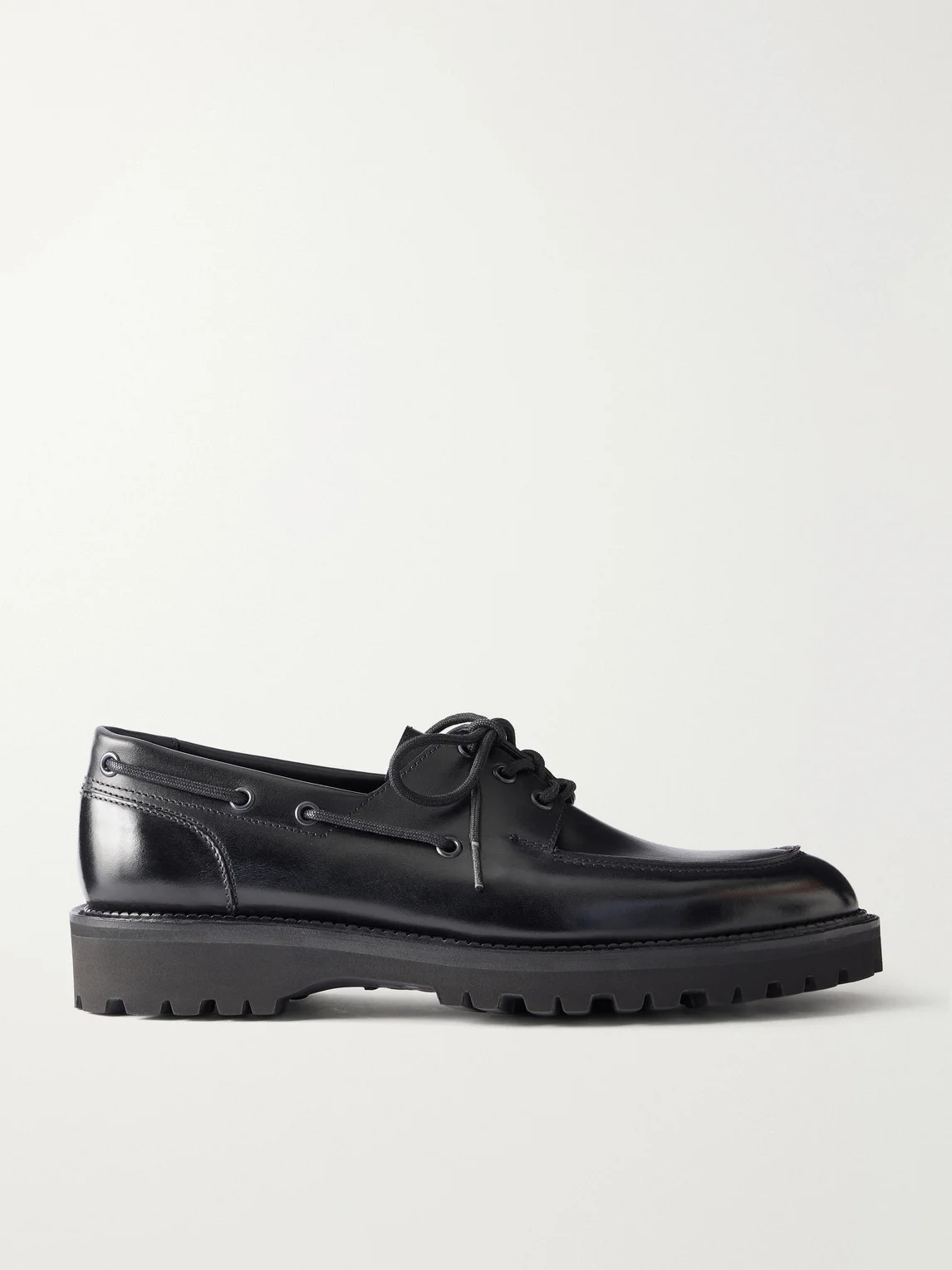 Tide Leather Boat Shoes - 1