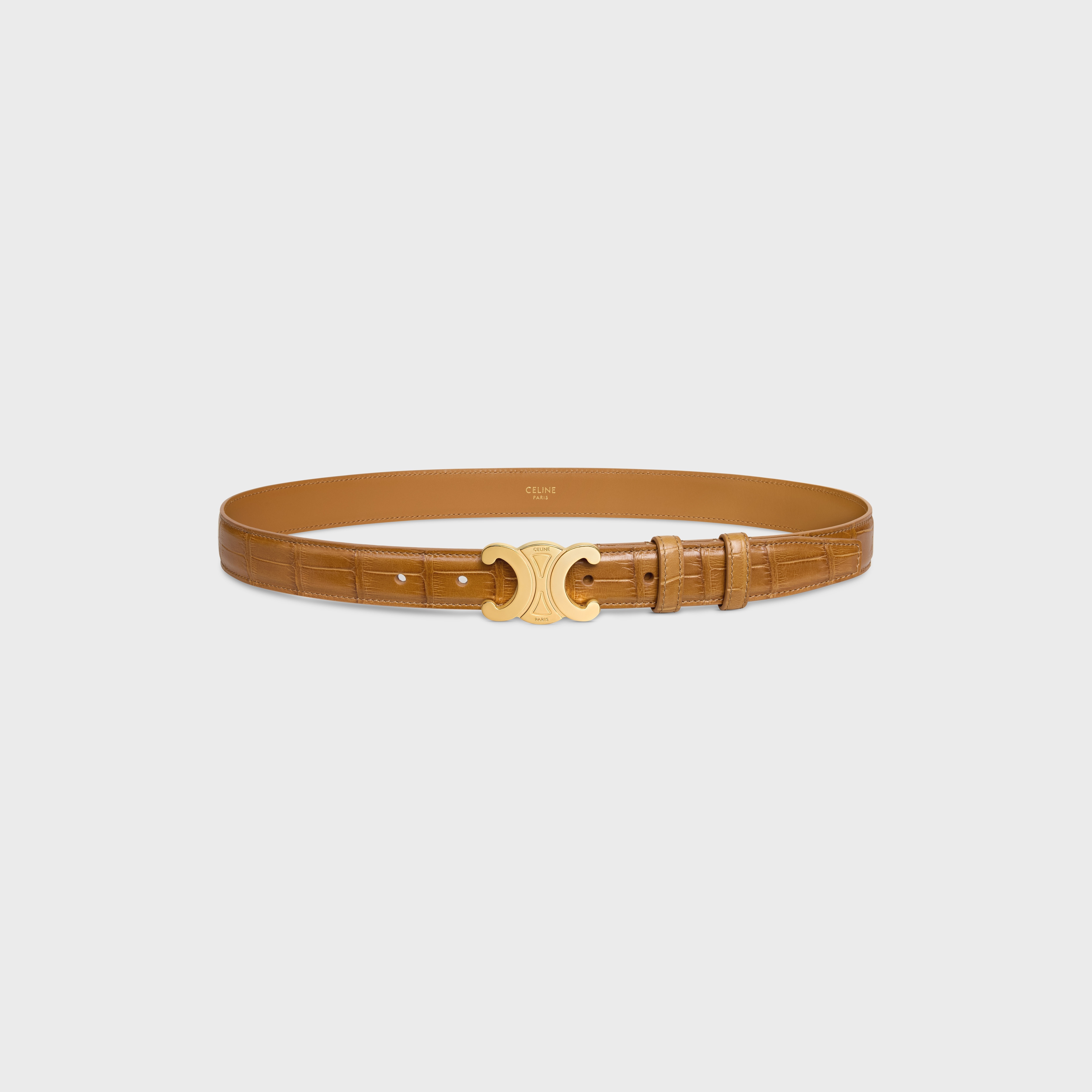 Medium 25MM Triomphe Belt IN ALLIGATOR - 3