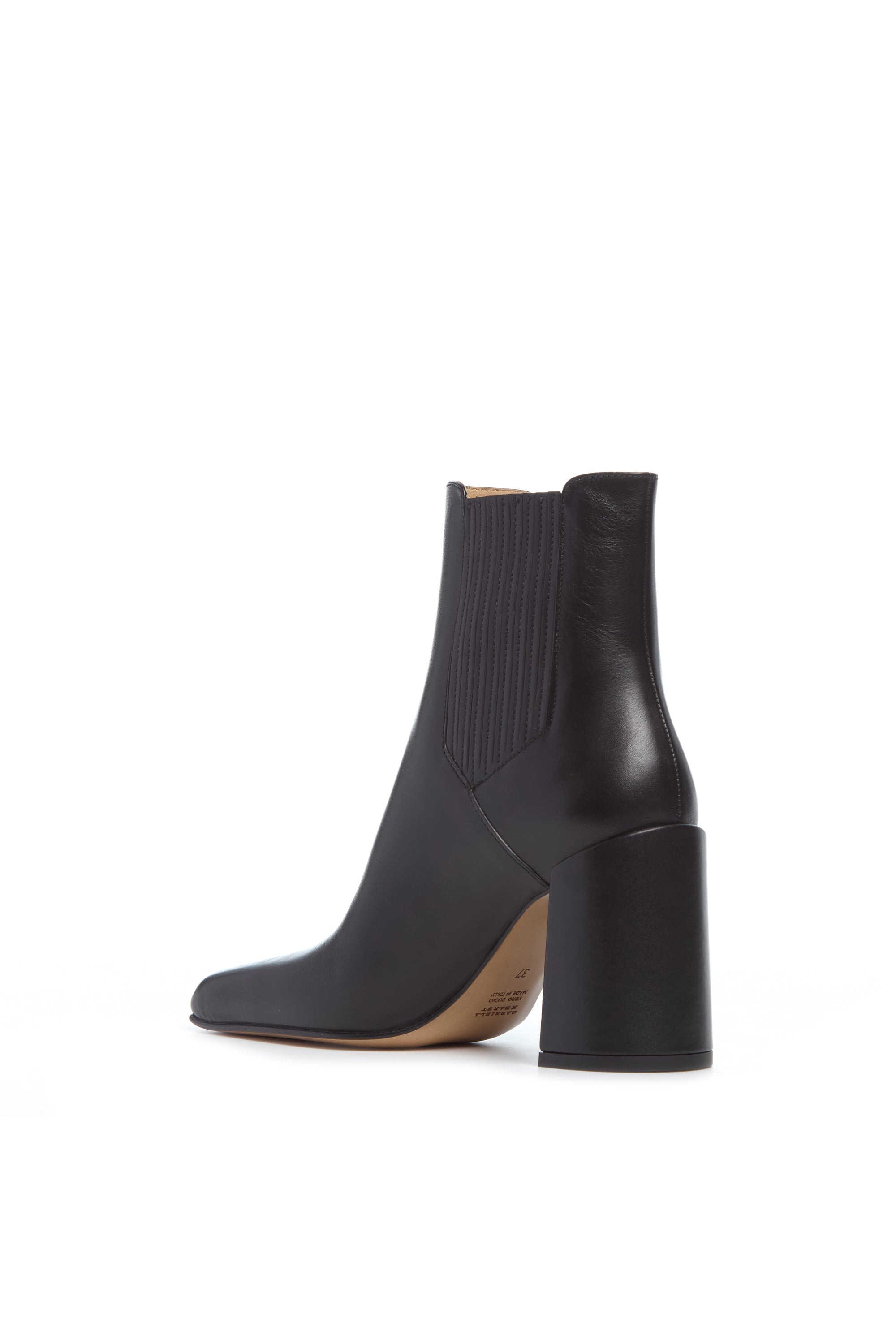 Luke High Heel Boot in Black Leather - 4