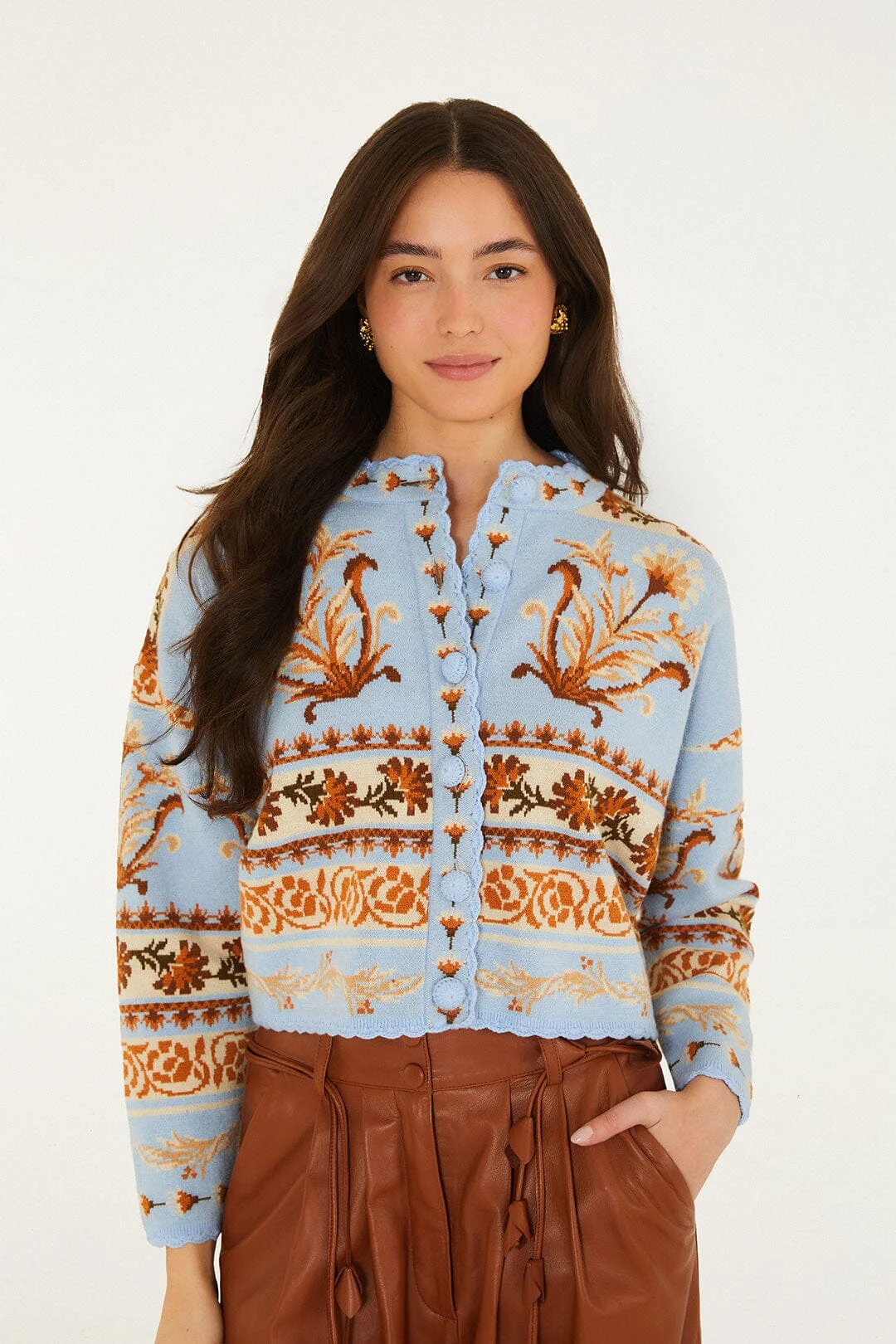 Blooming Garden Knit Cardigan - 1