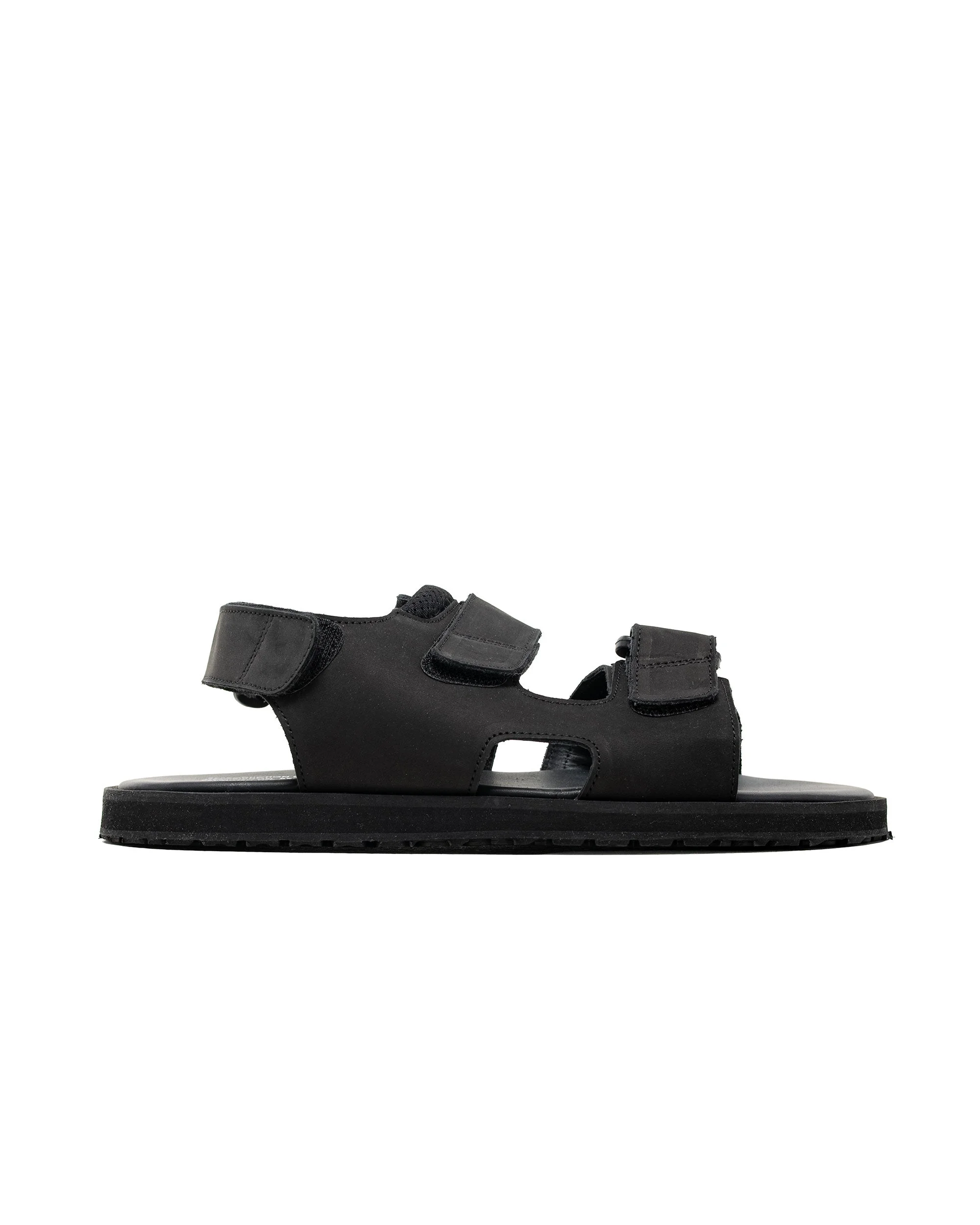 British Military Sandal 1837NL Black Nubuck - 1