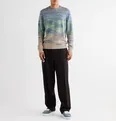 Slim-Fit Striped Cotton-Blend Sweater - 7