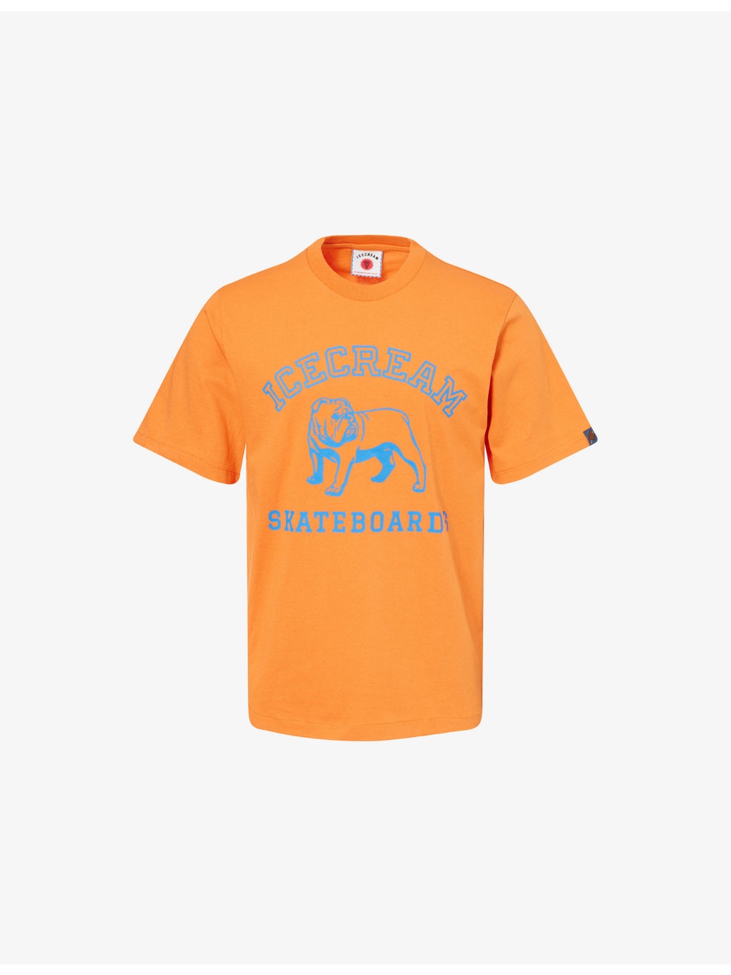 Bulldog Crewneck Cotton-Jersey T-Shirt - 1