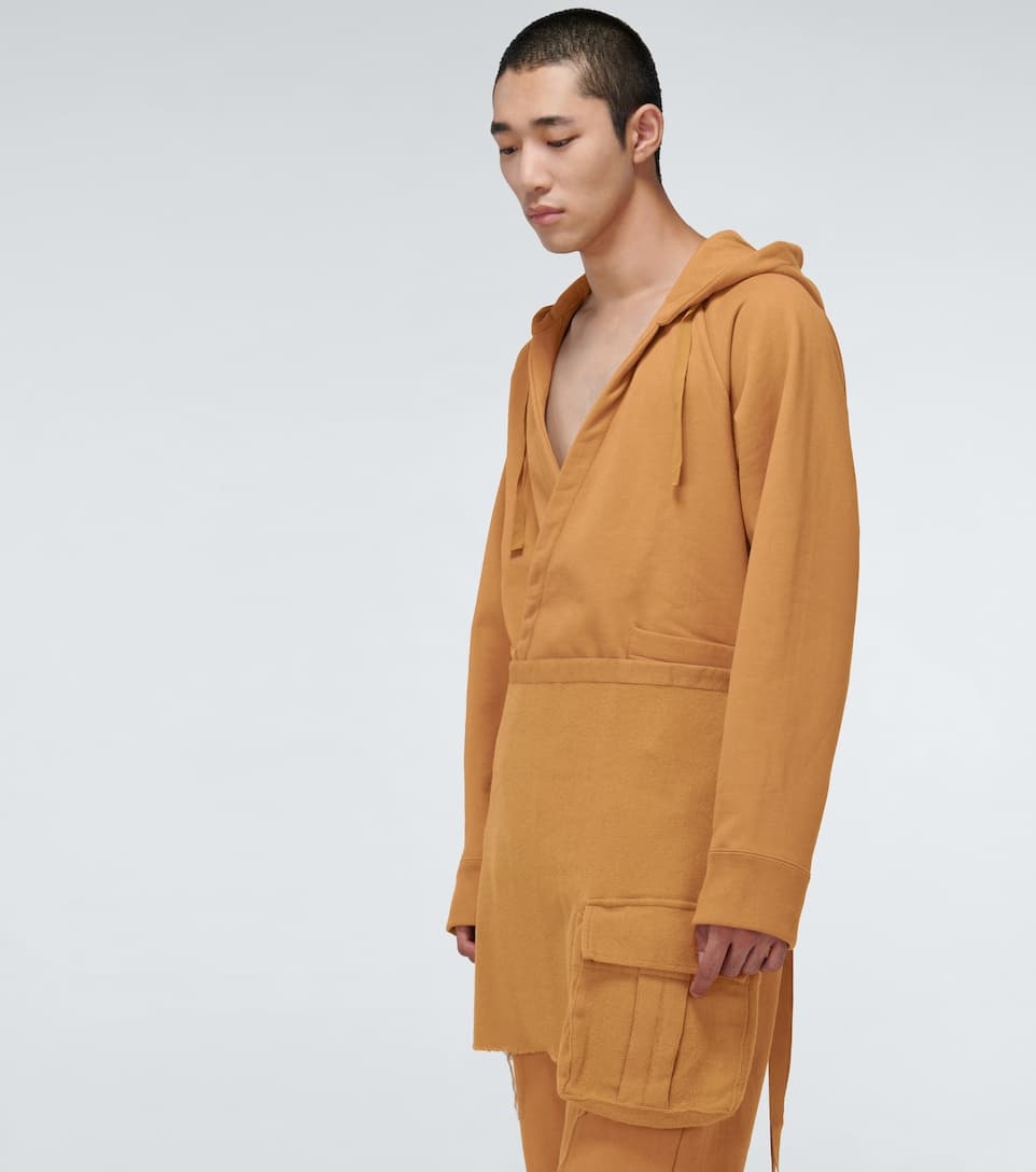 Wool apron with pocket - 3