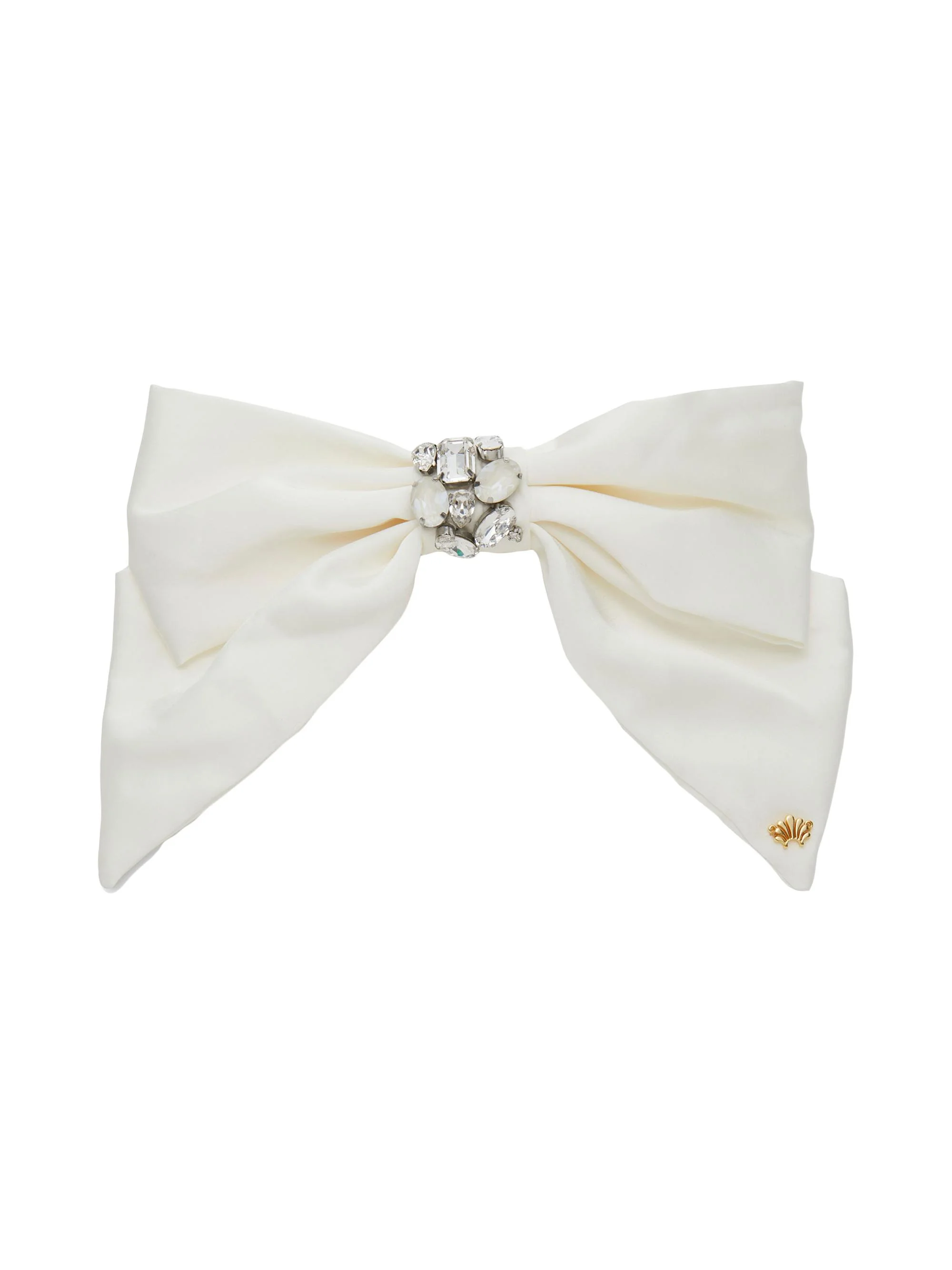 Women's Natalia Crystal-Embellished Bow - Ivory - 1