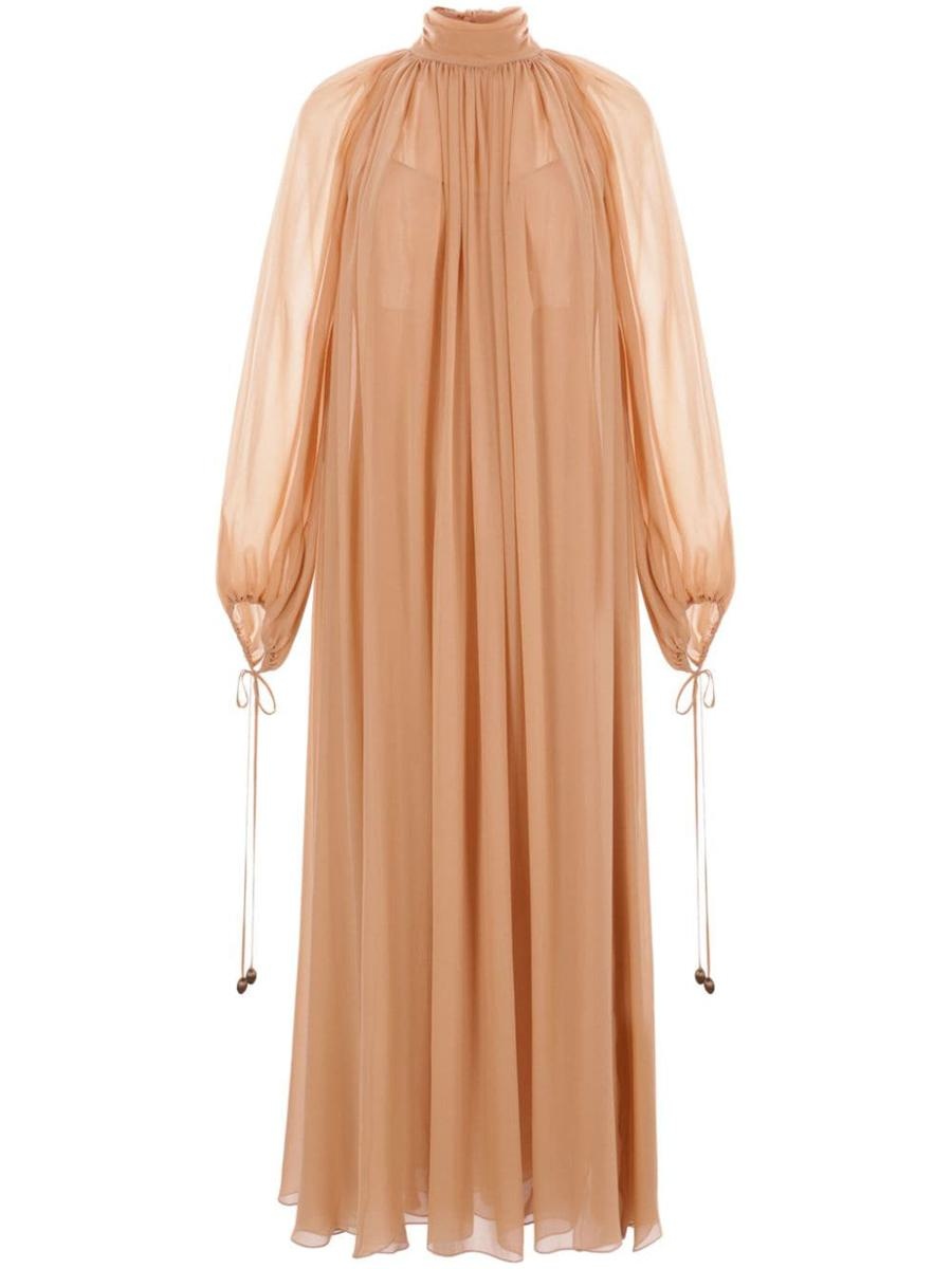 Chloé Silk Long Dress - 1