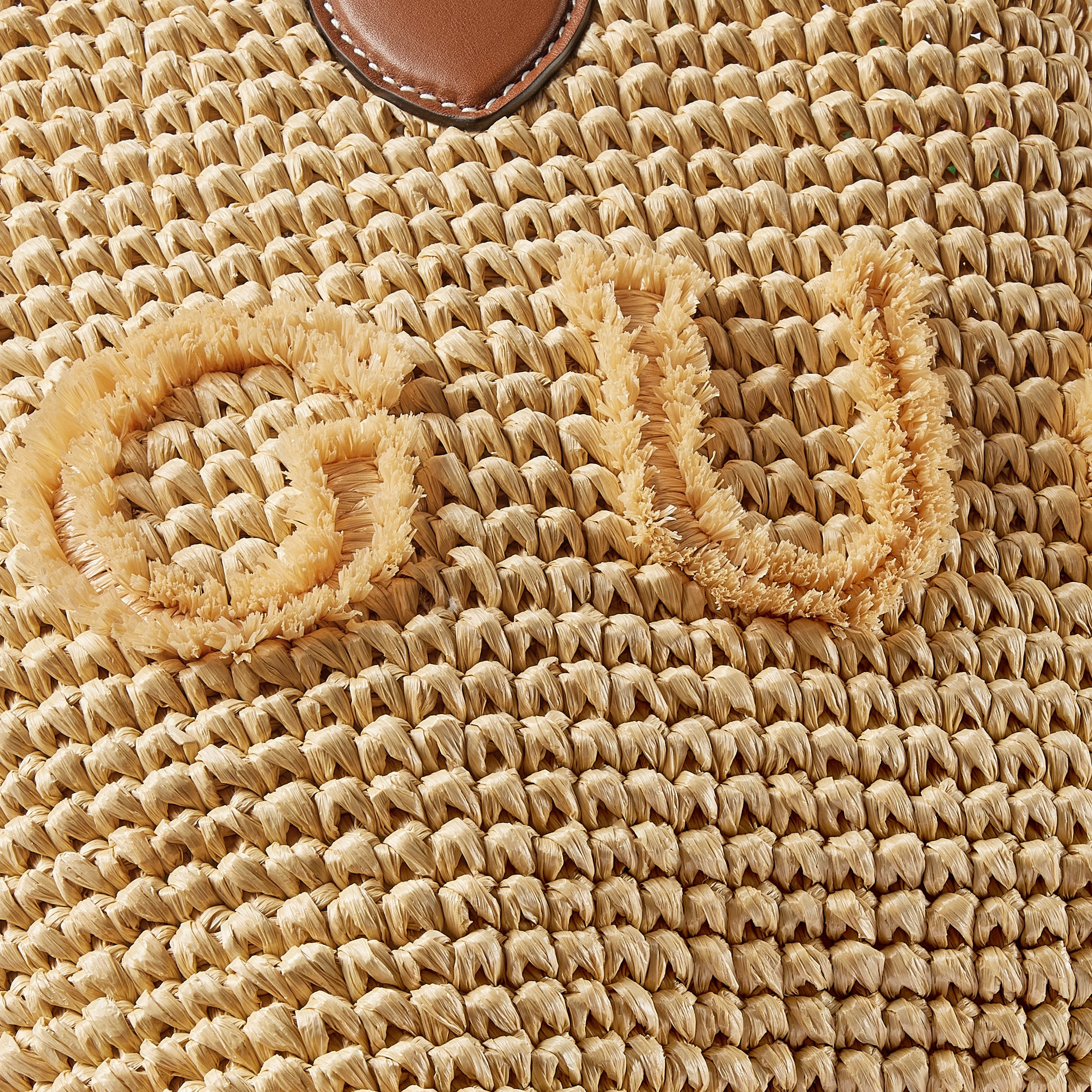 Woven medium tote bag - 4