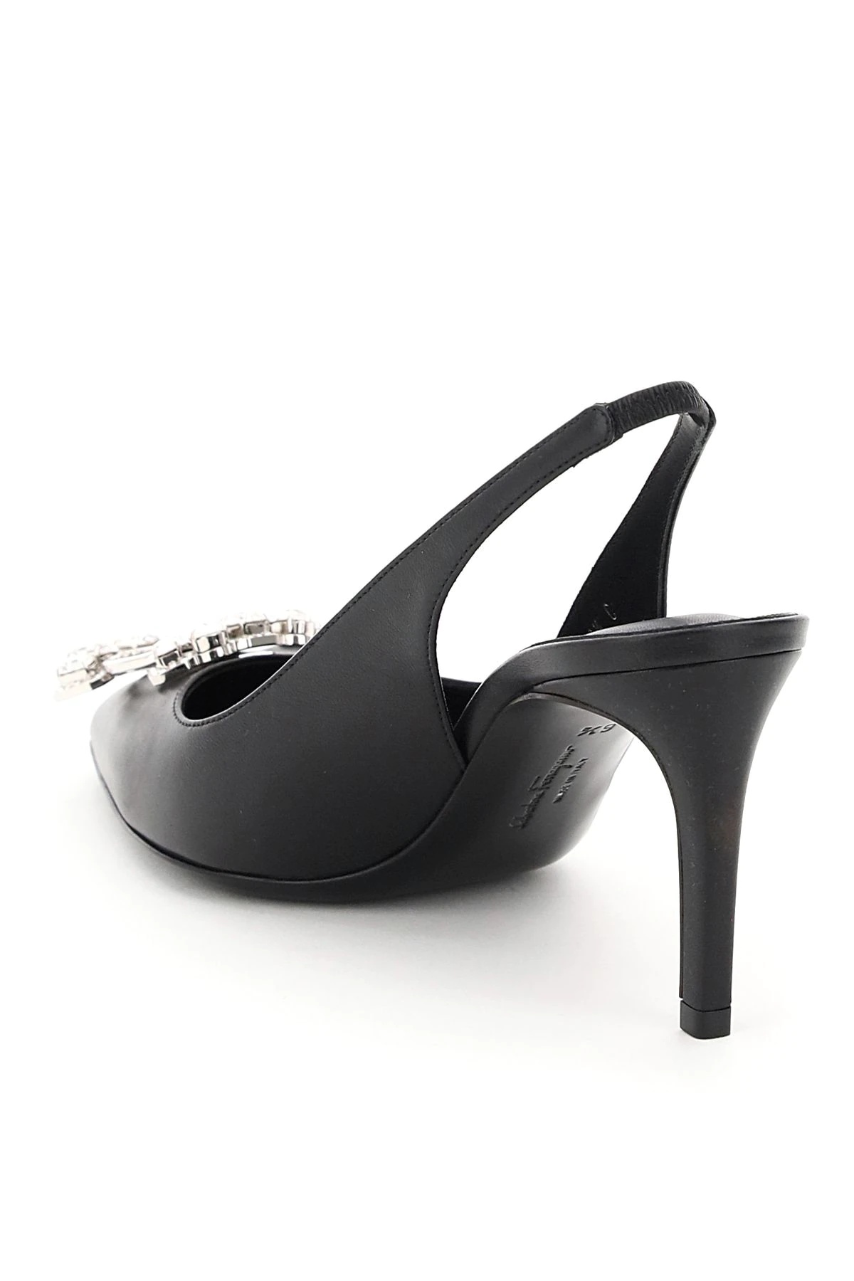 HIROSHI SLINGBACK PUMPS CRYSTAL - 2