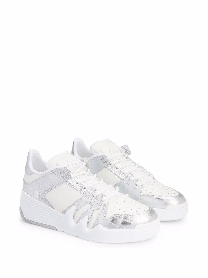 Talon crocodile-effect leather sneakers - 2