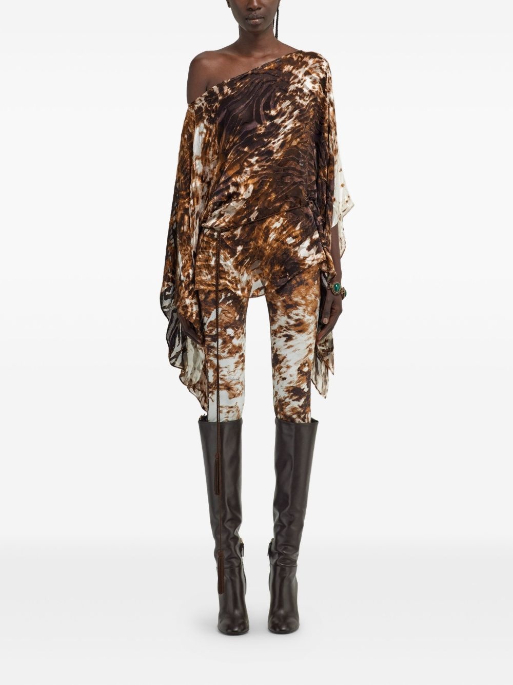 Appaloosa-print kaftan - 3