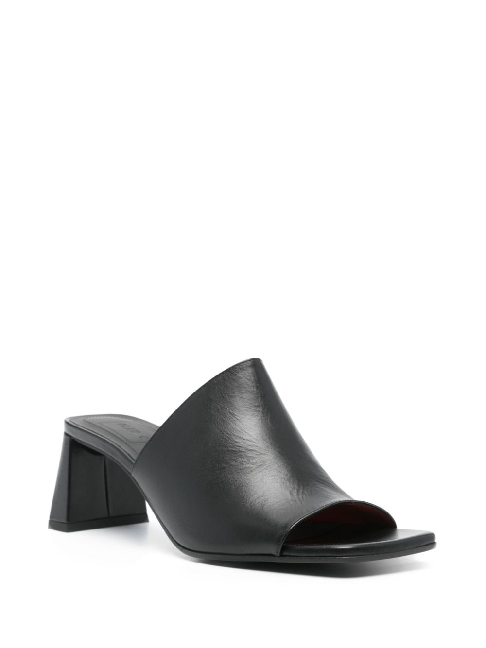 50mm leather mules - 2