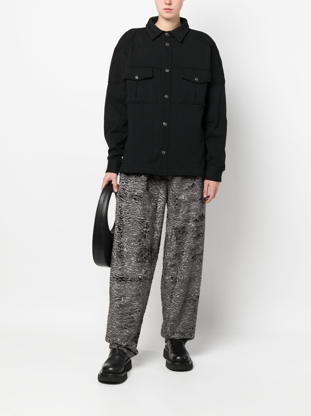 all-over graphic-print trousers - 2