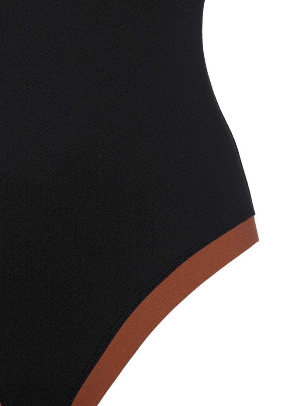 Sombrero contrast-edge one-piece swimsuit - 2