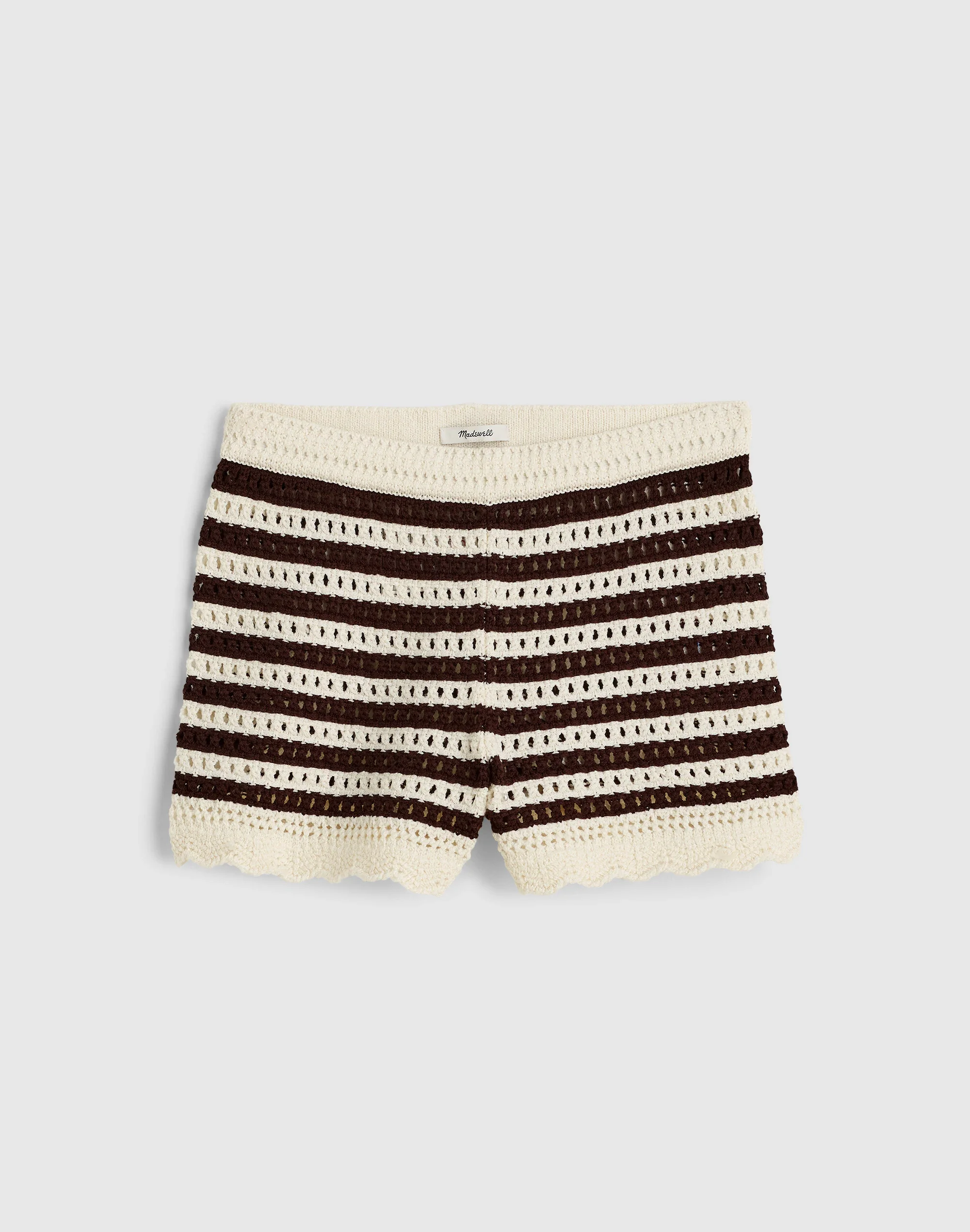 Madewell x Shopbop Pointelle-Knit Shorts - 1
