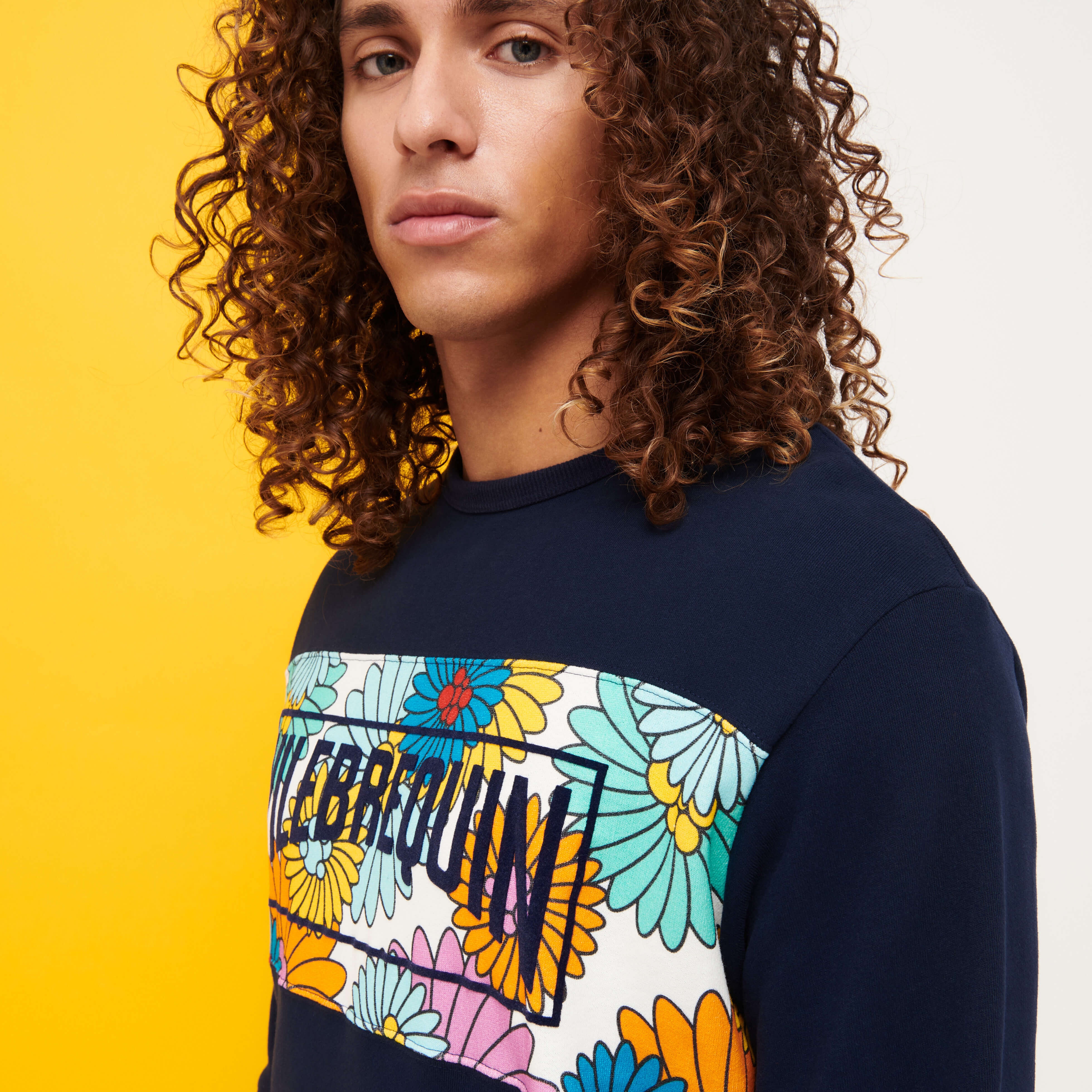 Men Cotton Sweatshirt Marguerites - 5