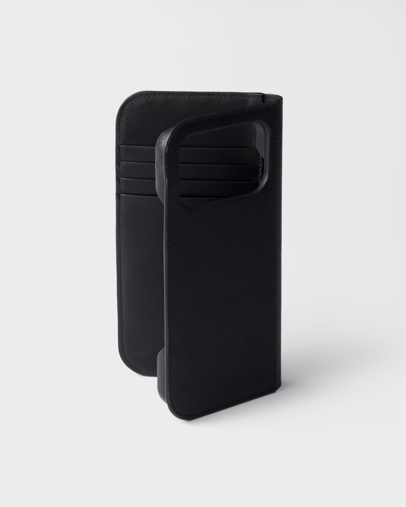 Prada Saffiano leather case for iPhone 17 Pro Max outlook