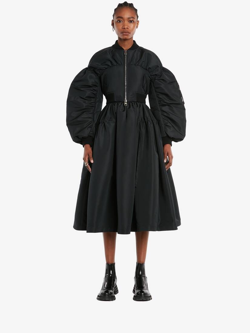 Couture Bomber Jacket in Black - 2