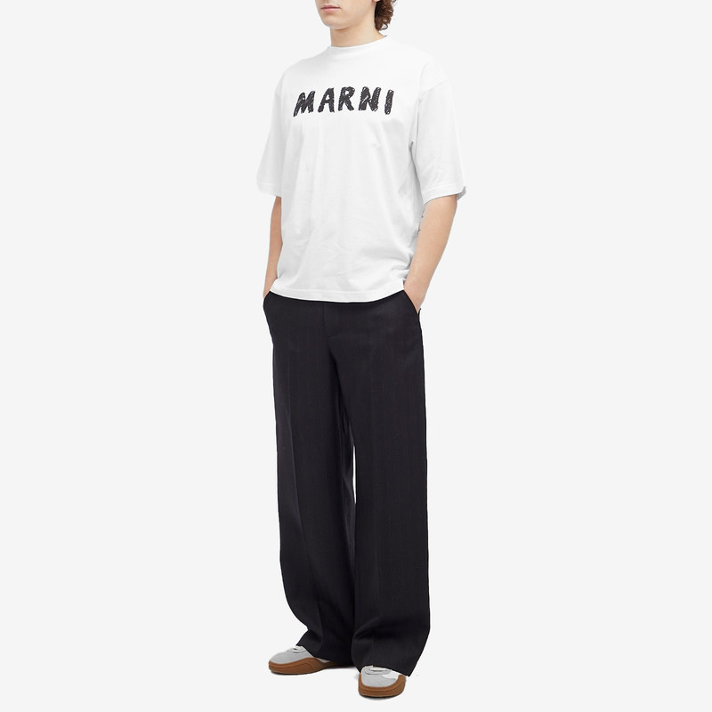 Marni Marni Scribble Logo T-Shirt outlook