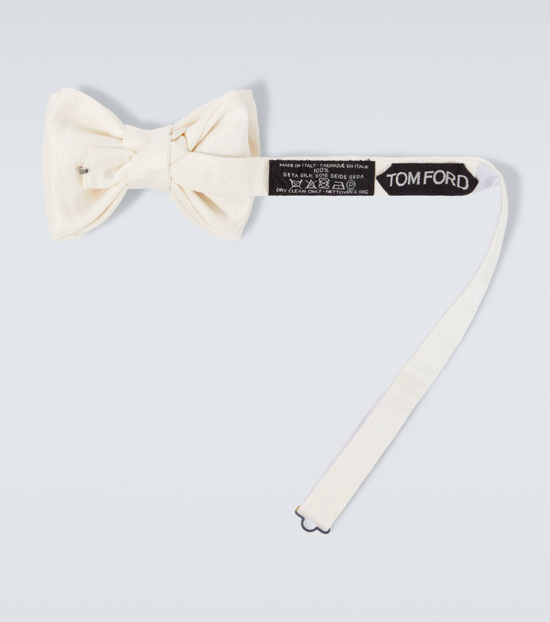 TOM FORD Silk grosgrain bow tie outlook