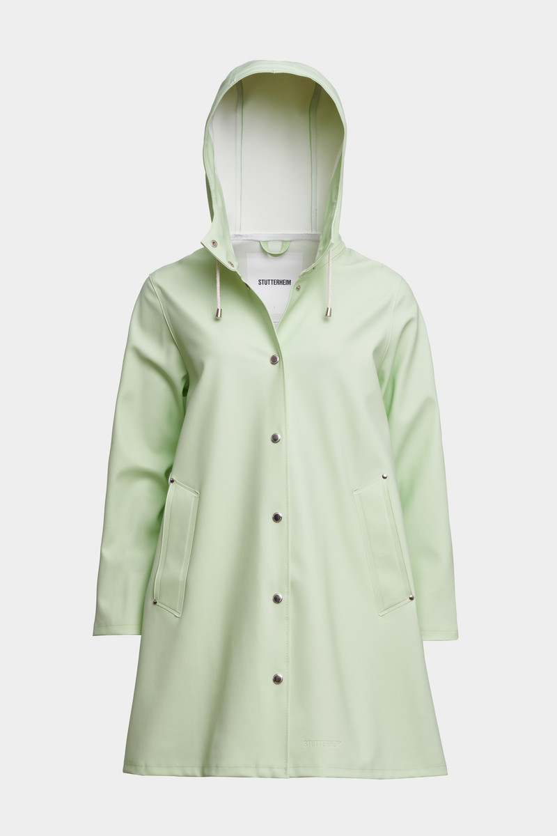 Mosebacke Raincoat Seafoam Green 1