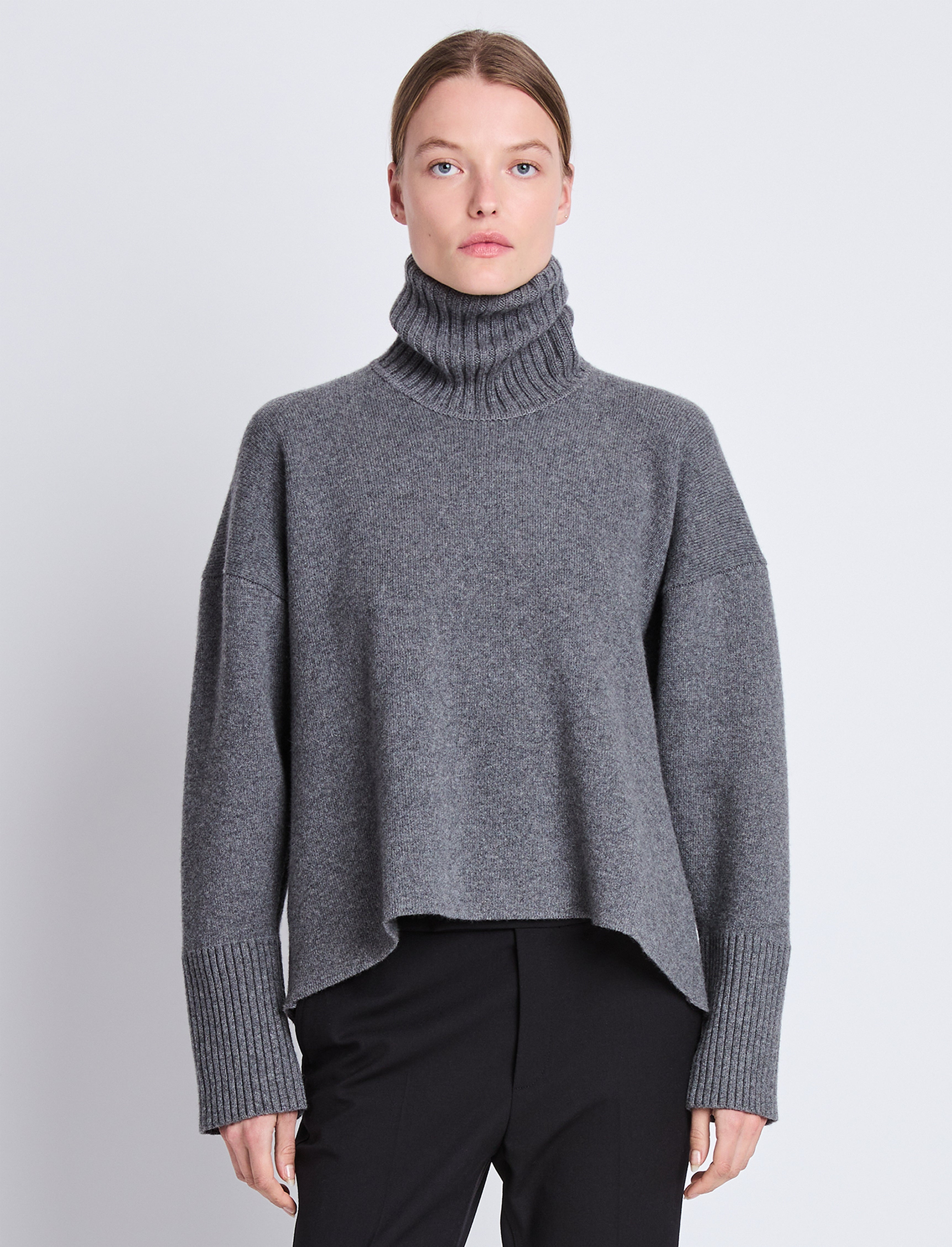 Sandra Turtleneck in Eco Doubleface Cashmere - 2