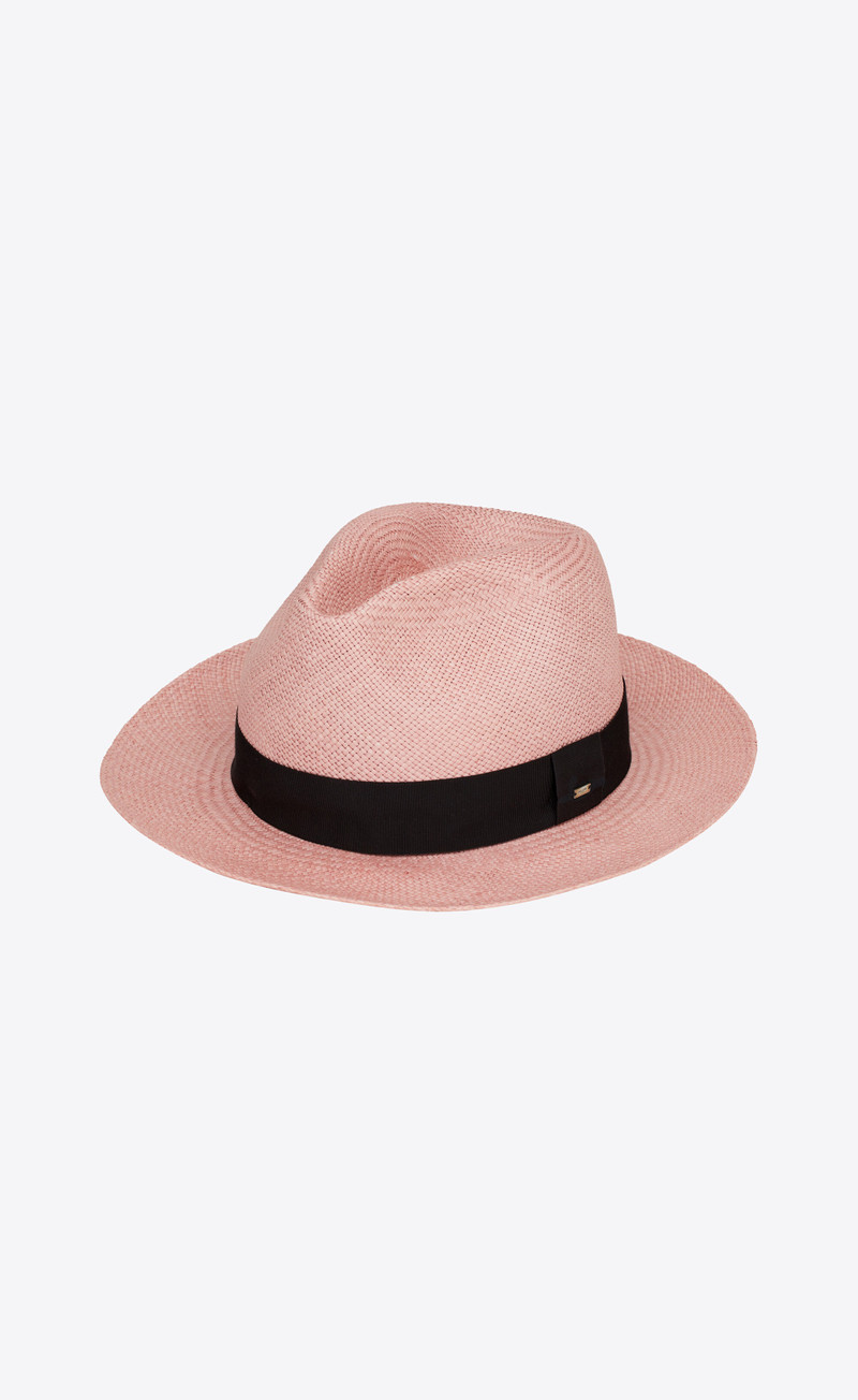 fedora hat in straw - 1