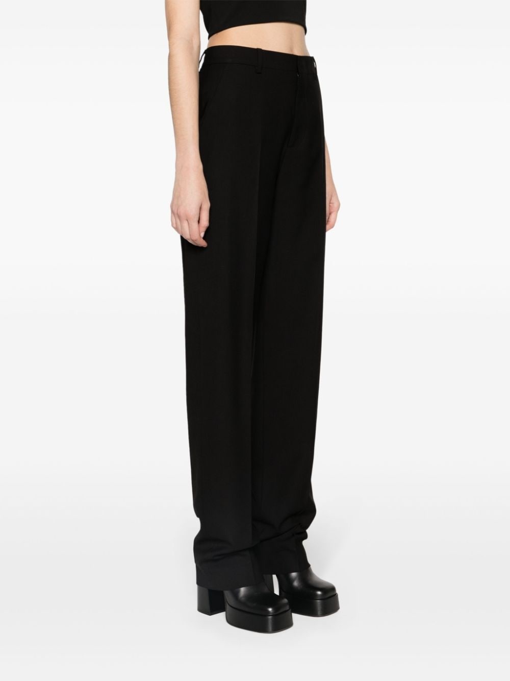 straight-leg tailored trousers - 3