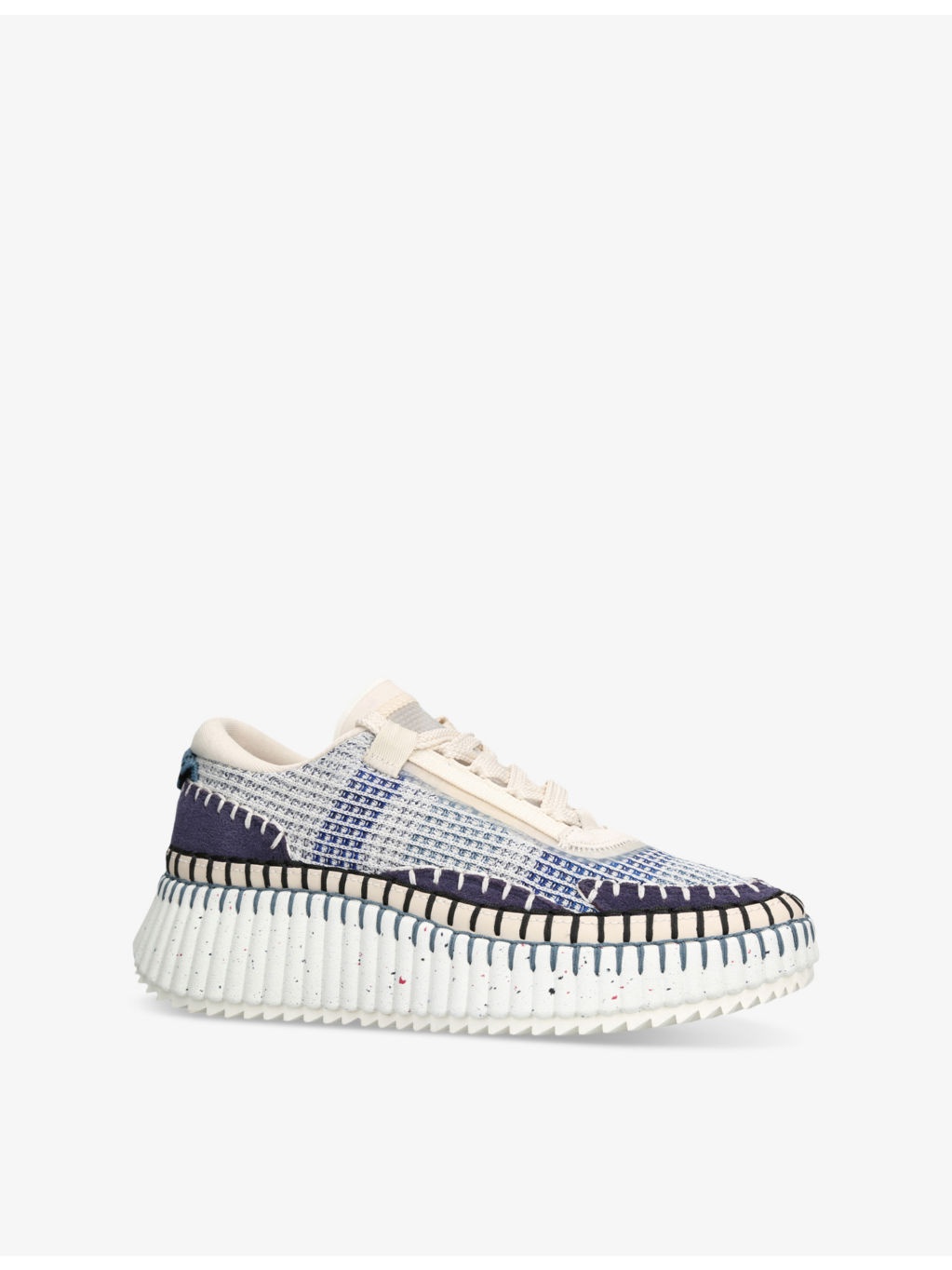 Nama Runner Mixed-Material Trainers - 3