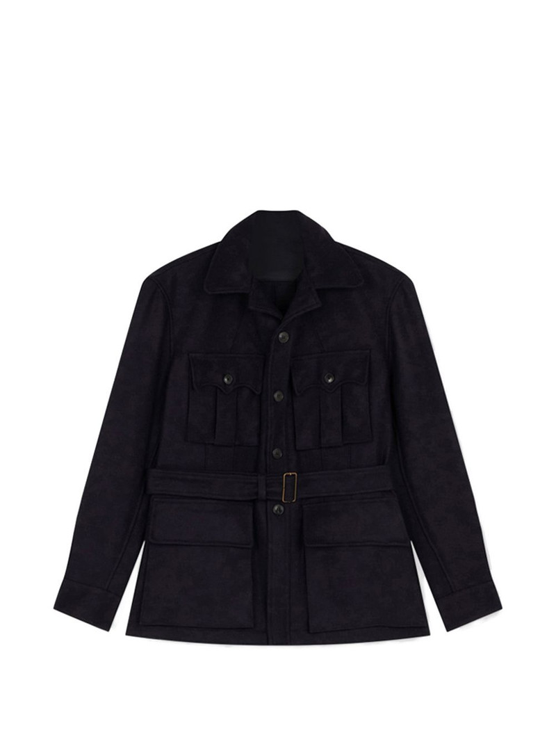 Clint belted chest-pocket jacket 1