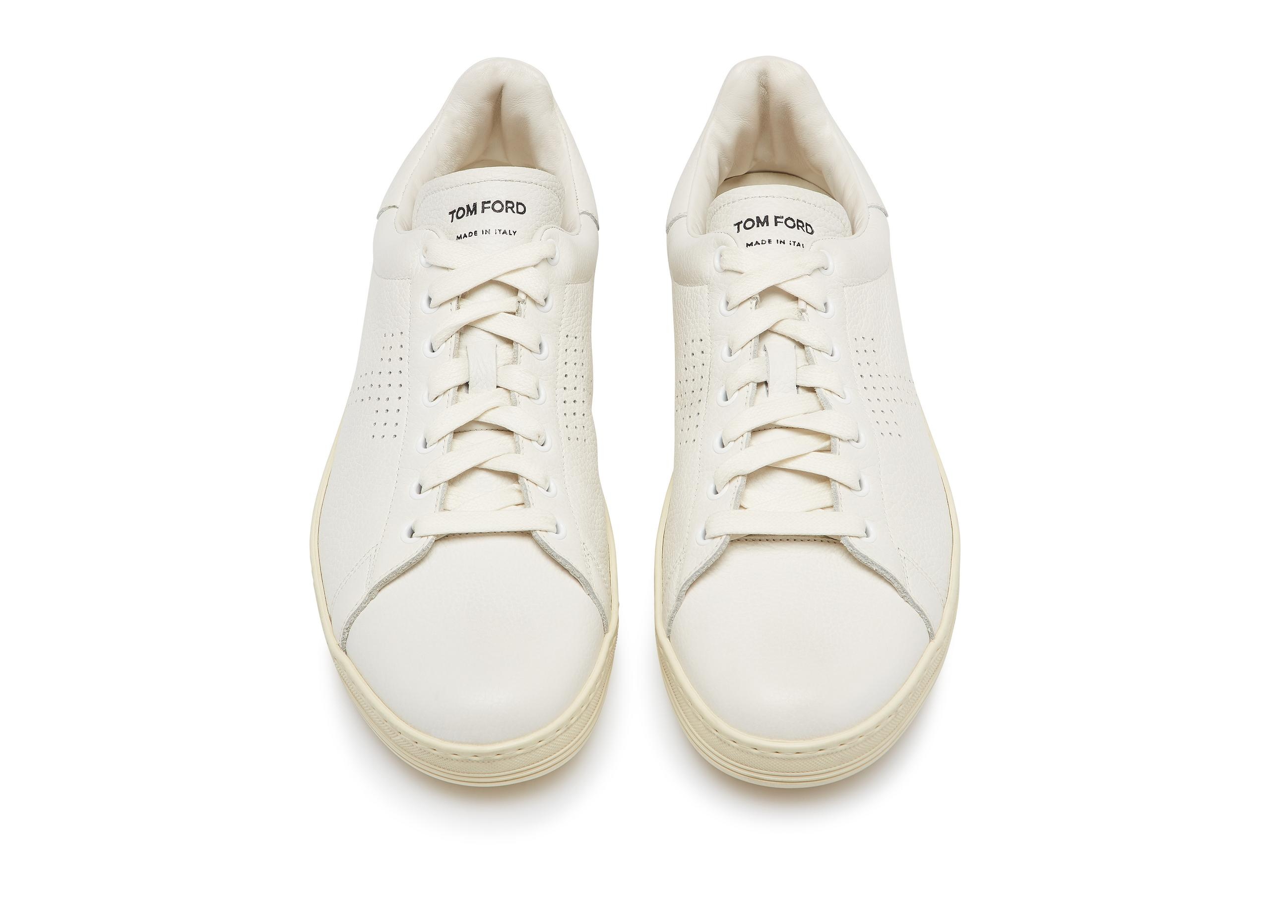 WARWICK GRAINED LEATHER SNEAKER - 3