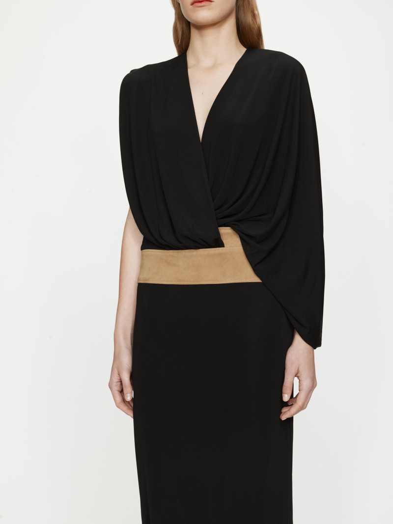 Contour Suede Swaddled Dress 4