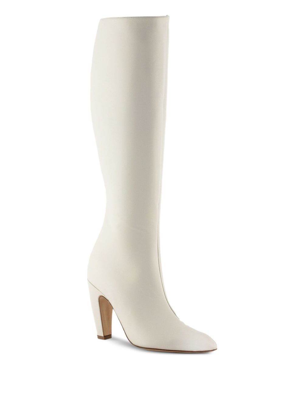 80mm Thelma leather side-zip knee-high boots - 2