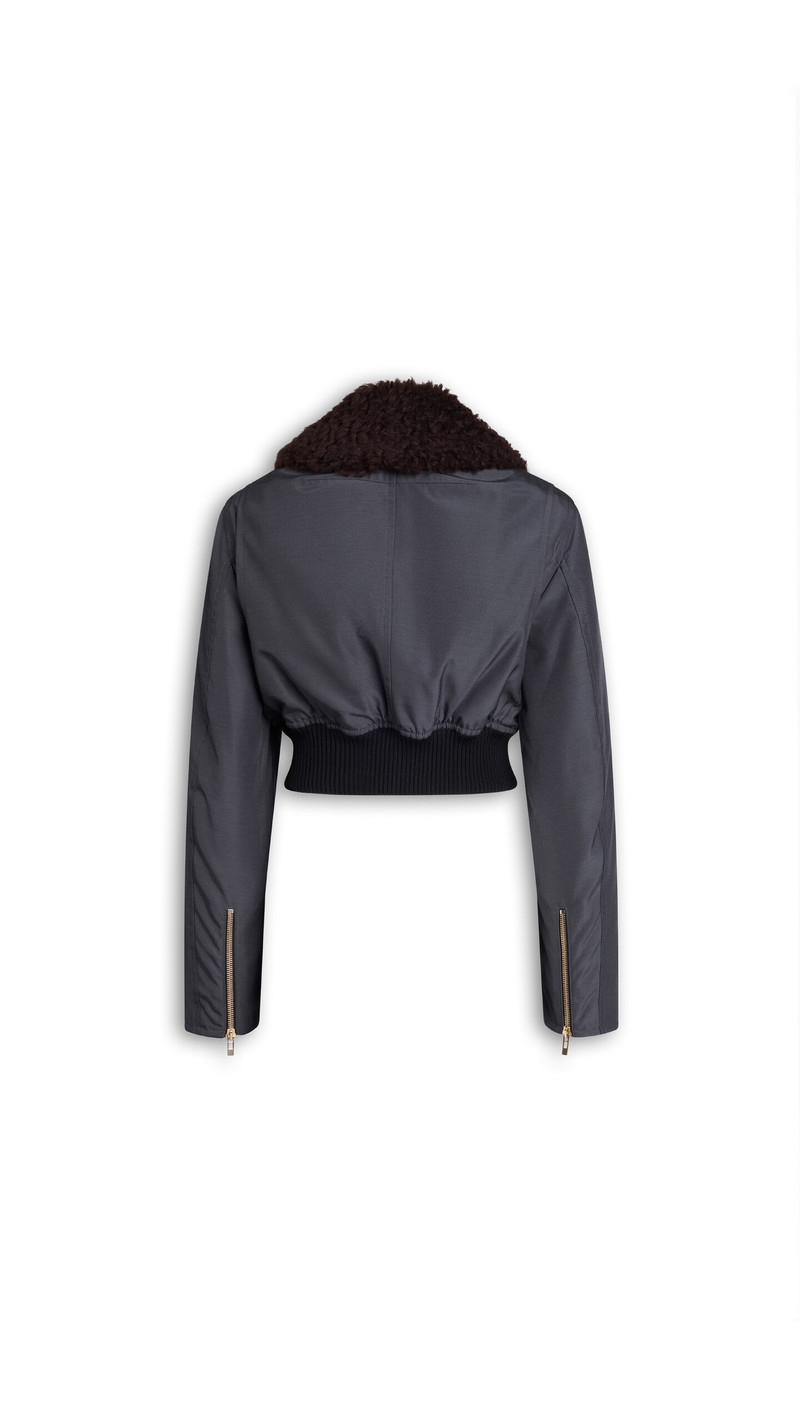 Alaïa NYLON AVIATOR BOMBER outlook
