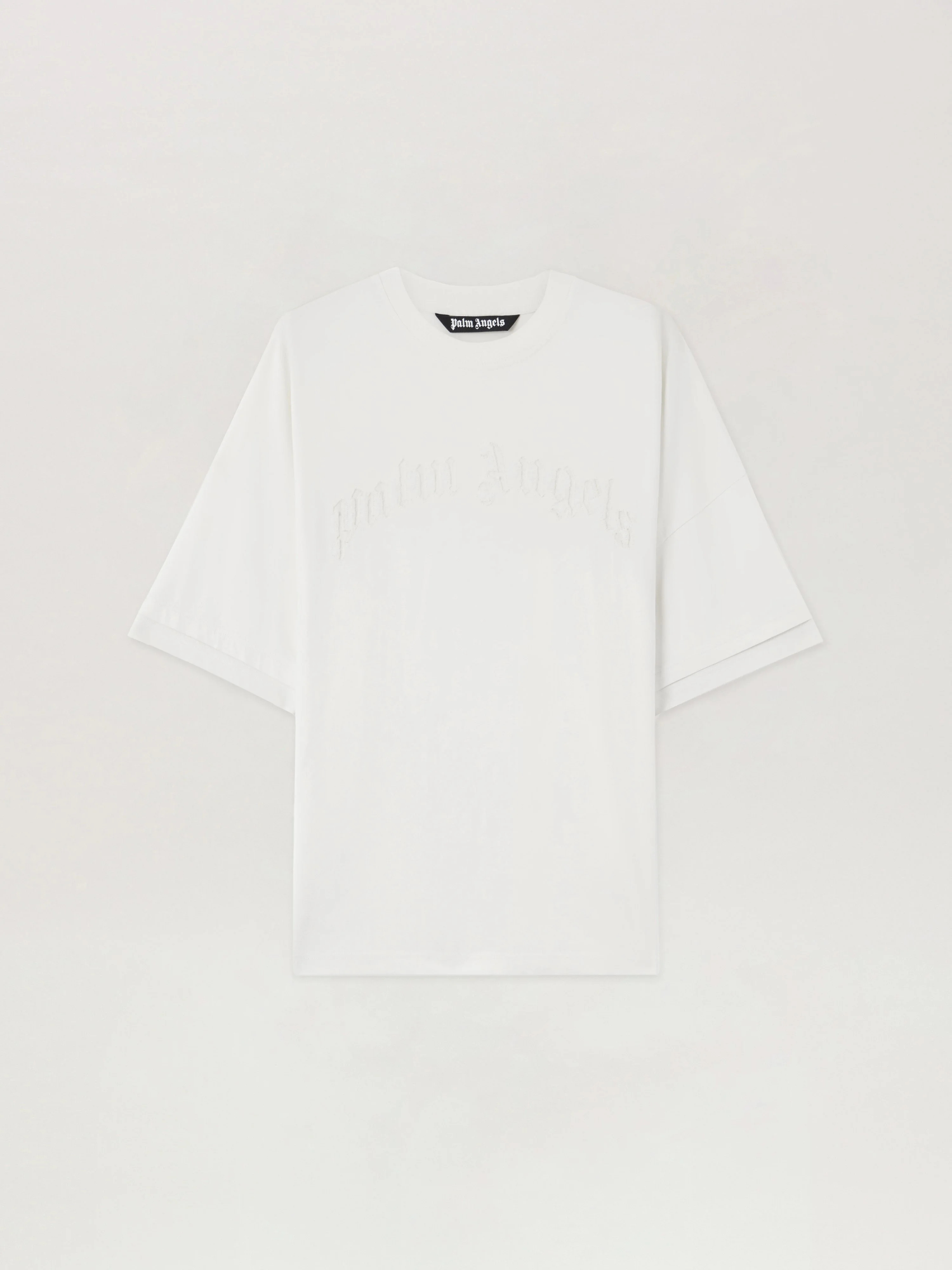 Curved Logo Loose Double T-Shirt - 1