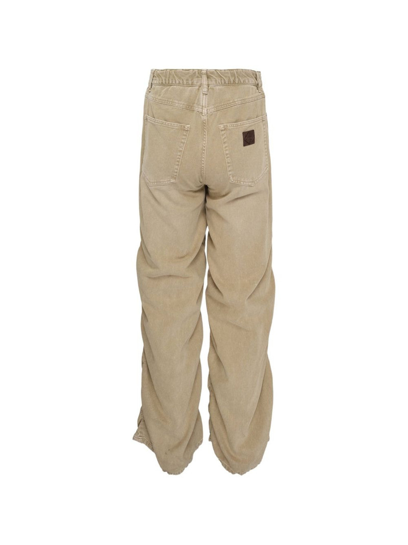 Wooyoungmi drawstring gather side trousers outlook