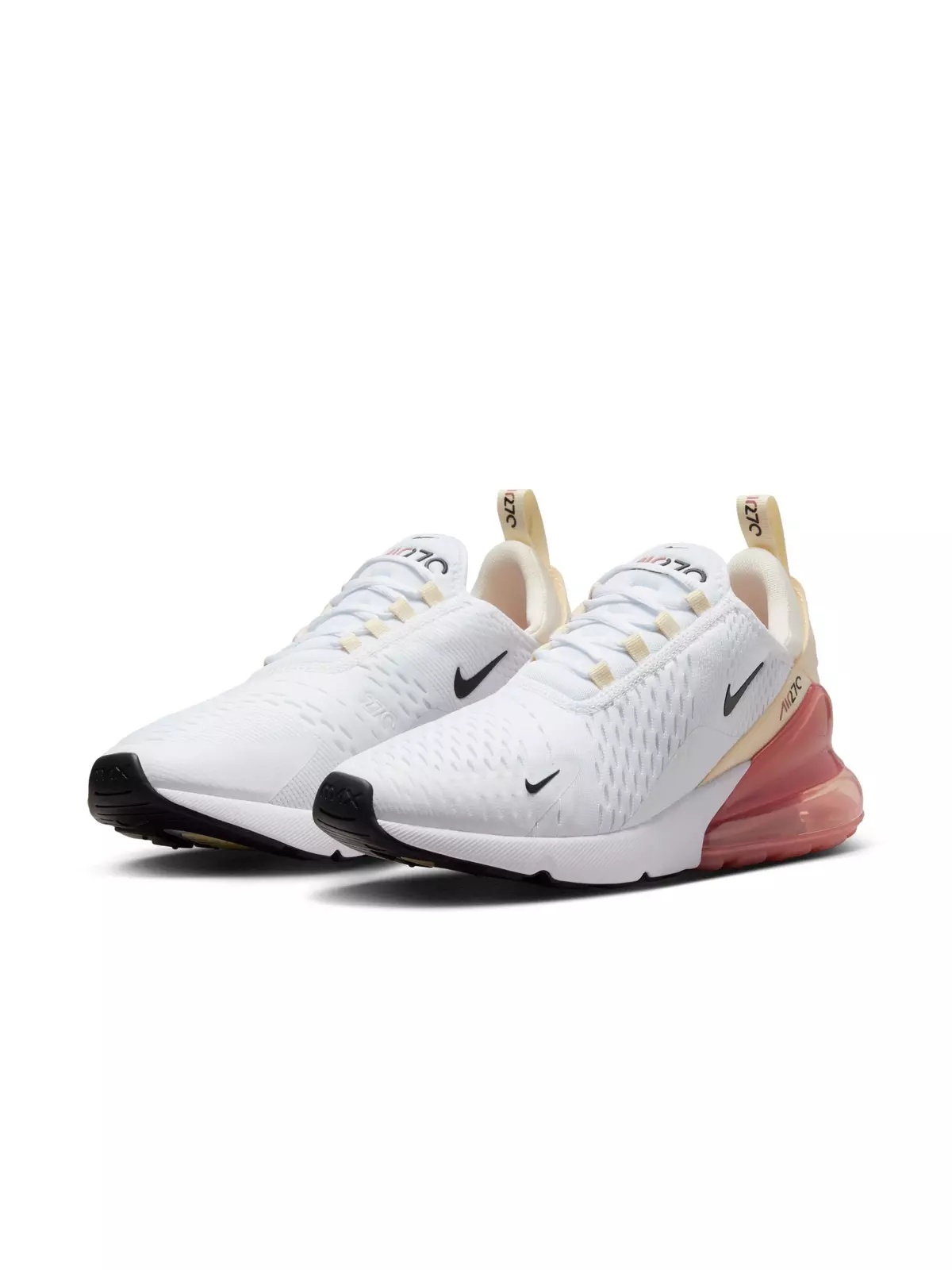 Air Max 270 "White/Black/Pale Ivory/Muslin" Women's Shoe - 5